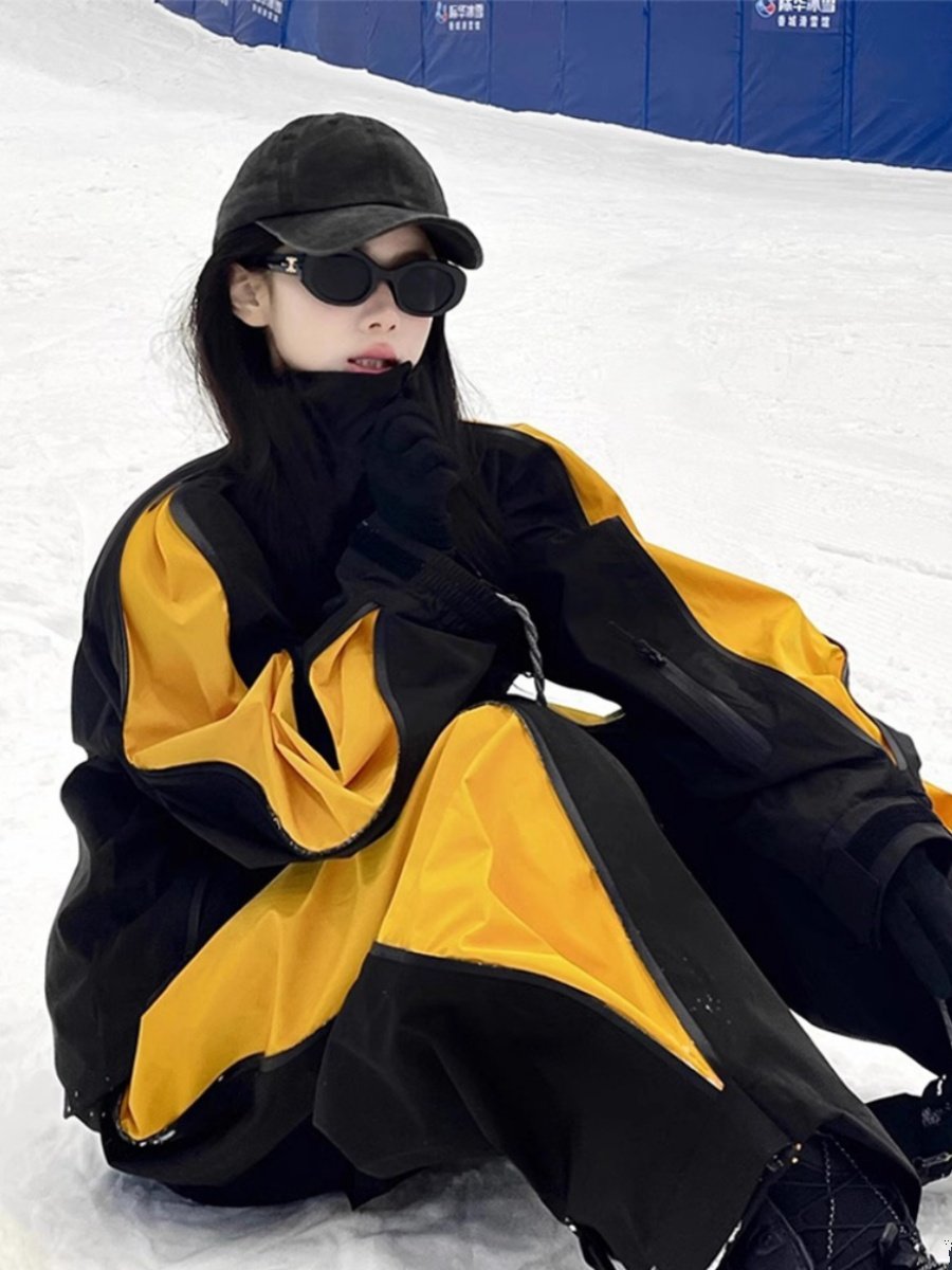FYUT'S NEW WINTER SKI SUIT, 2024, MEN AND WOMEN, AND A SKI SUIT FOR WATER-HEATING AND GRINDING SPORTS JACKET