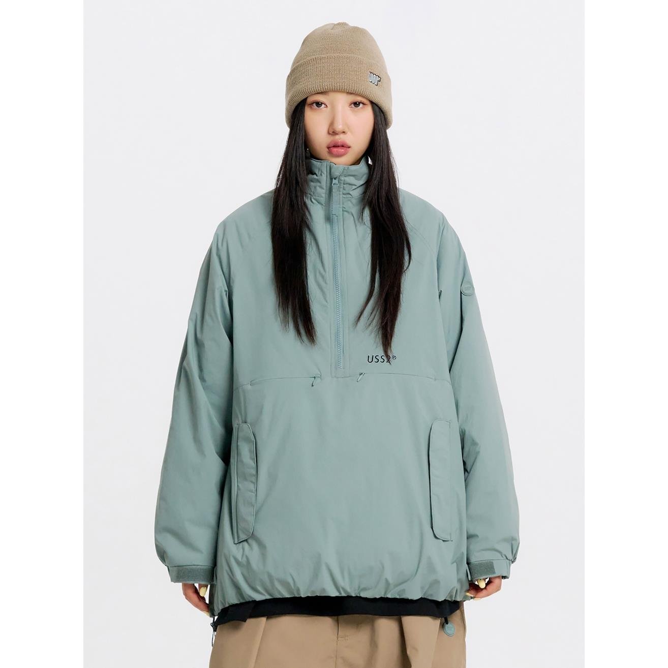2324 USS2 KOREAN SKI SUIT, MALE AND FEMALE, DOUBLE-BOARD WARMNESS AND WATER-RESISTANT LIDS, WHITE MILK