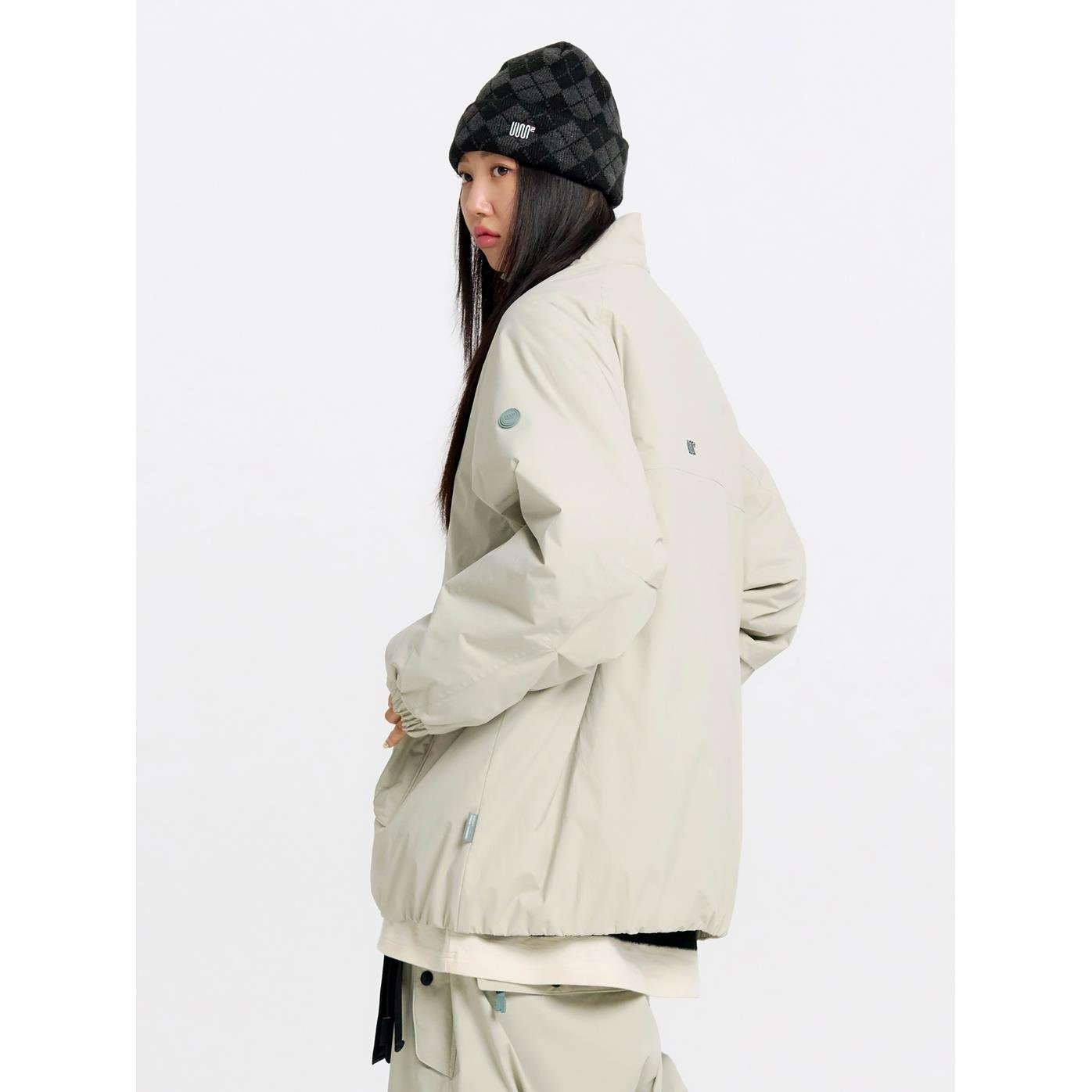 2324 USS2 KOREAN SKI SUIT, MALE AND FEMALE, DOUBLE-BOARD WARMNESS AND WATER-RESISTANT LIDS, WHITE MILK