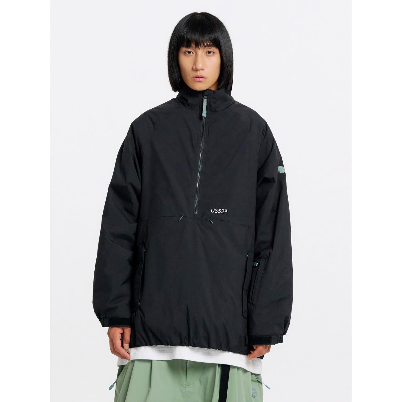 2324 USS2 KOREAN SKI SUIT, MALE AND FEMALE, DOUBLE-BOARD WARMNESS AND WATER-RESISTANT LIDS, WHITE MILK
