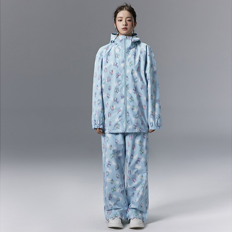 1983snow2223 single-skinned park butterflies full of waterproof ski suits for men and women