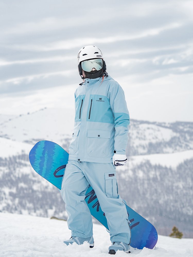 HANRICH NEW ADULT SKIING SUIT, A WINTER TWO-SKINNED COTTON-SKINNED SUIT
