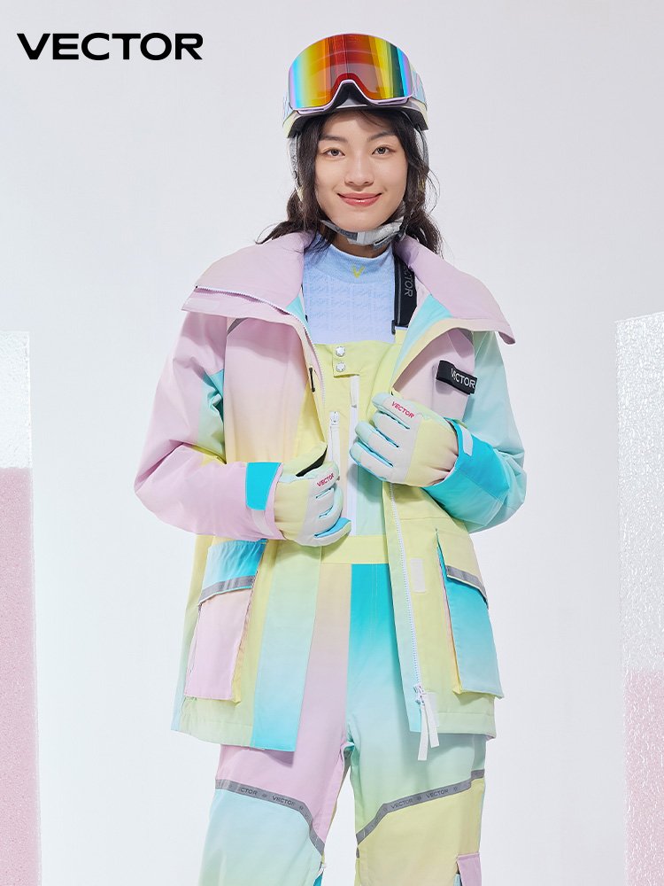 A NEW VECTOR 2024 SKI SUIT FOR A WINTER WARMER AND WATERPROOF CLOTHING WITH A COTTON SKI SUIT SUIT