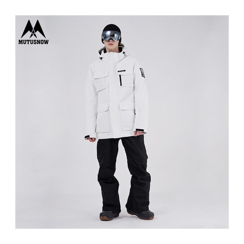 2024 new skating suit, men's slabs with thick, warm, windproof and waterproof skating pants