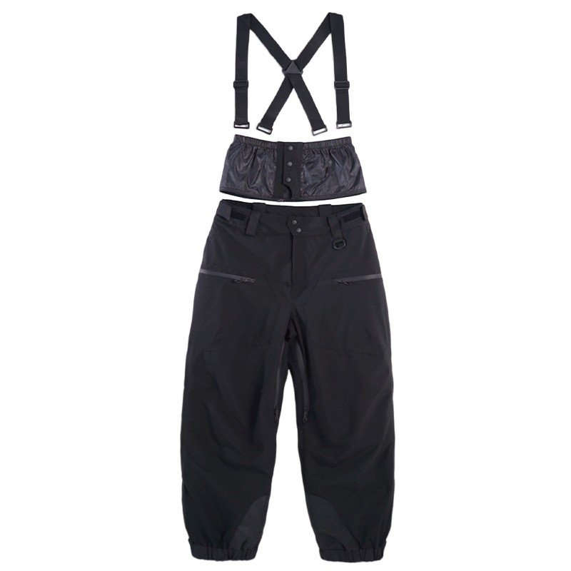 New ski pants for a woman with a thick belt and a cotton warmer