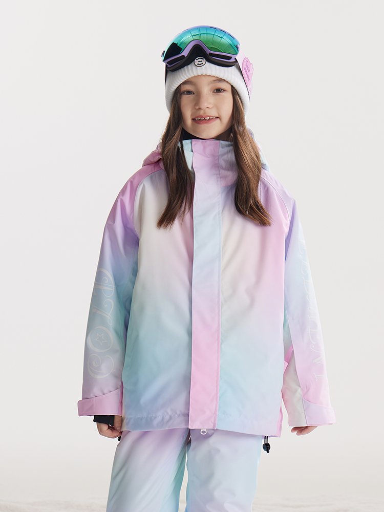 Cold-Element skisuits for boys and girls with a thicker water-heating, wind-proof ski jackets