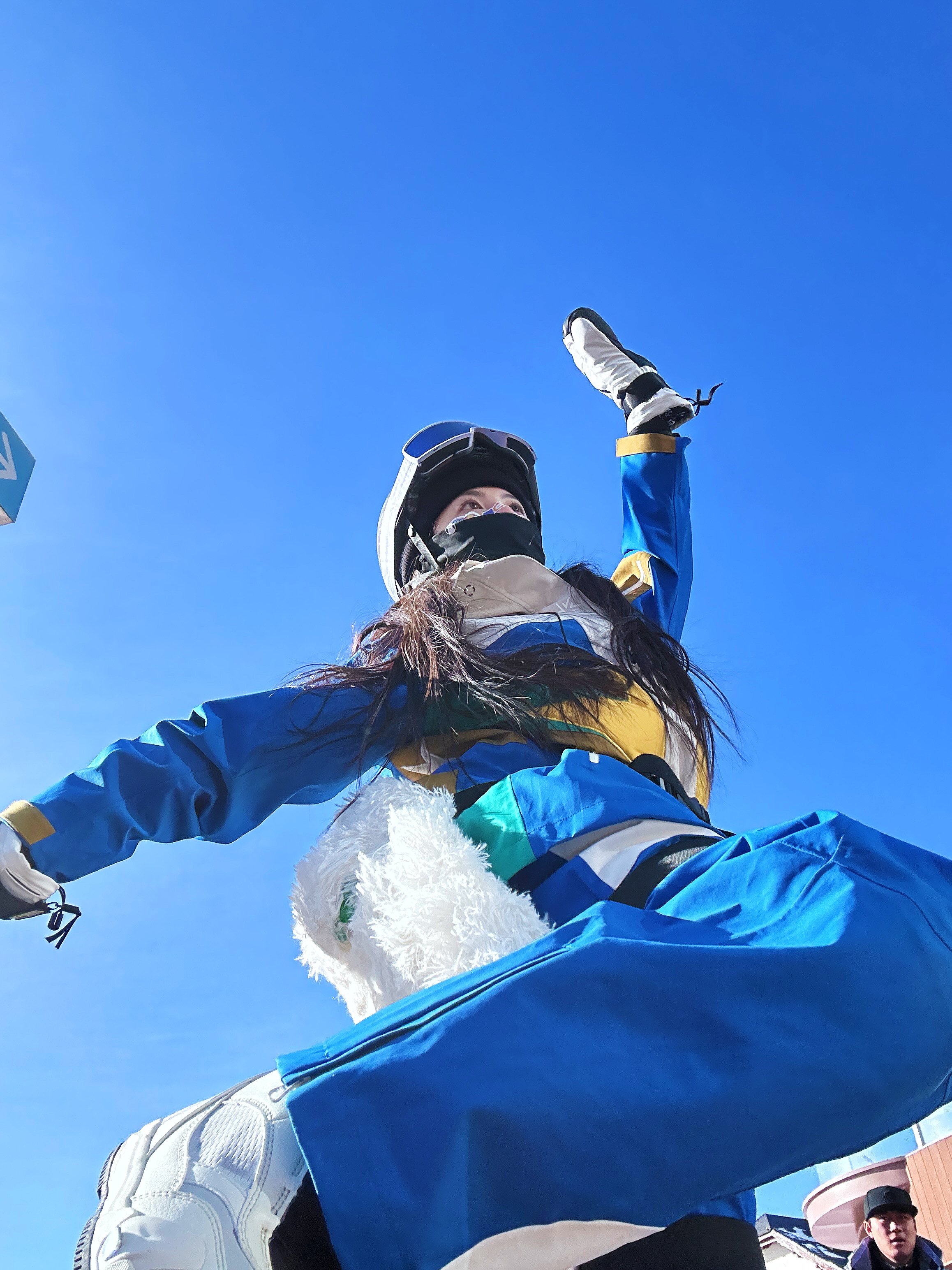 SNOWALLCREW YOUNG TRANSCENDS THE SAME PENTAGON, SINGLE-SKINNED SKI SUIT WITH WATERPROOF GEL