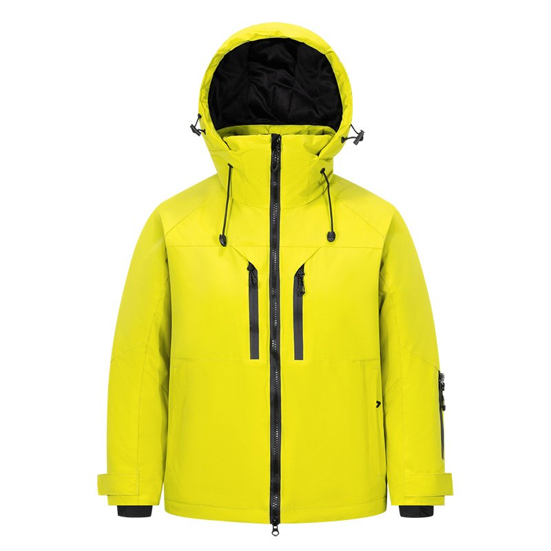 Children skiing suit with outdoors of small and medium-sized boys and girls with specialized equipment for waterproof and windproof skiing