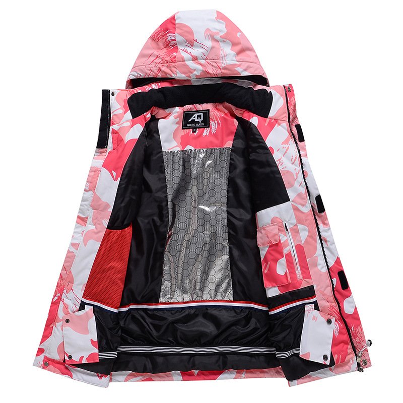 A new ski suit for the lady who's in the open during the winter
