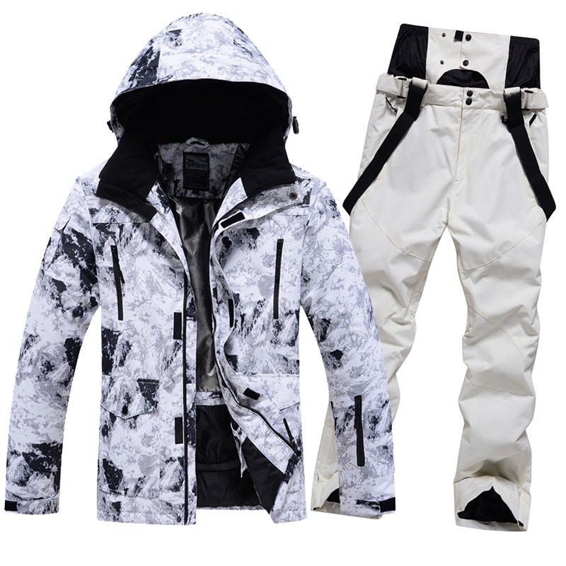 A new ski suit for a new winter wind and water-proof stand-off double-board couple for a snowsuit