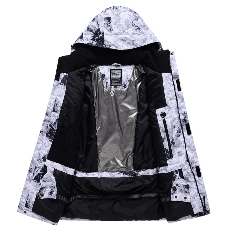 A new ski suit for a new winter wind and water-proof stand-off double-board couple for a snowsuit
