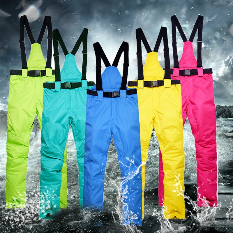 New waterproof two-spirited baby bags, single-skinned ski pants, men and women, couple-and-sweety cotton-skinners, man