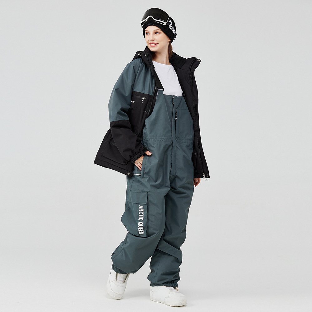 2023 new ski suit for women and men with two-skinned ski suit for winter