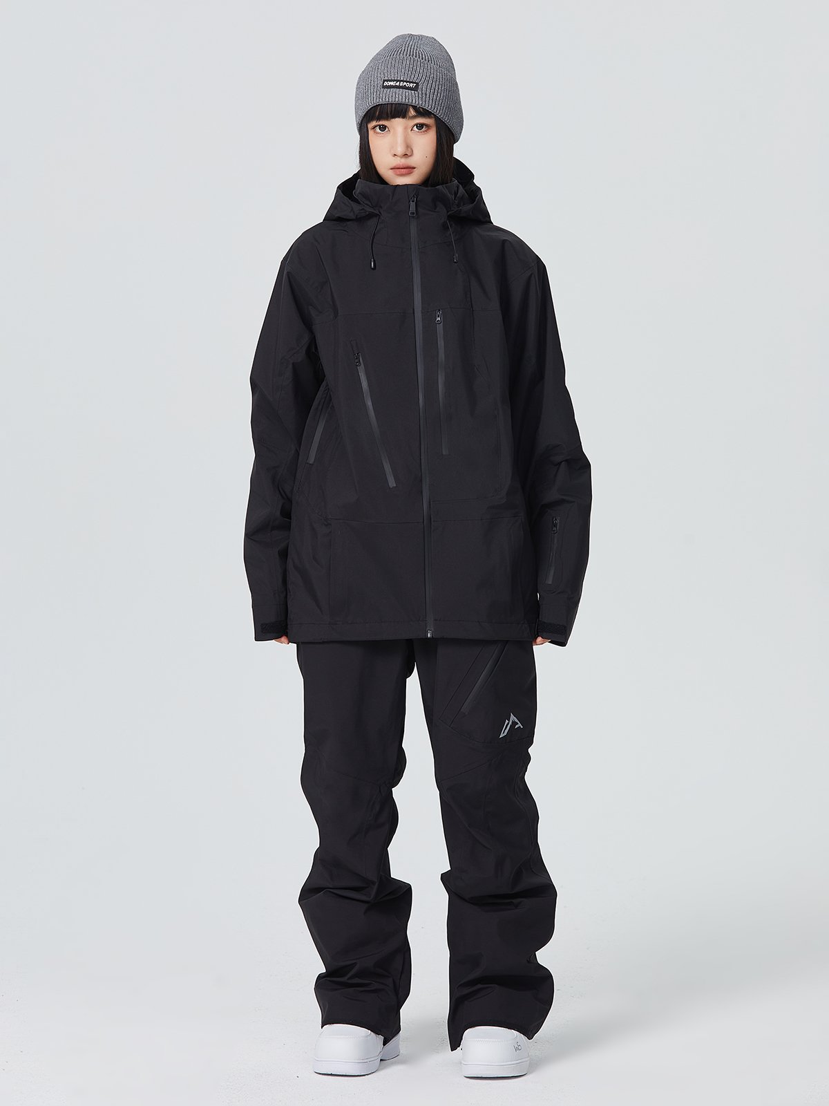 SEARIPE DOUBLE-SKINNED SKI SUIT, MALE AND FEMALE OUTDOOR WINDPROOF AND WATERY SKI SUIT