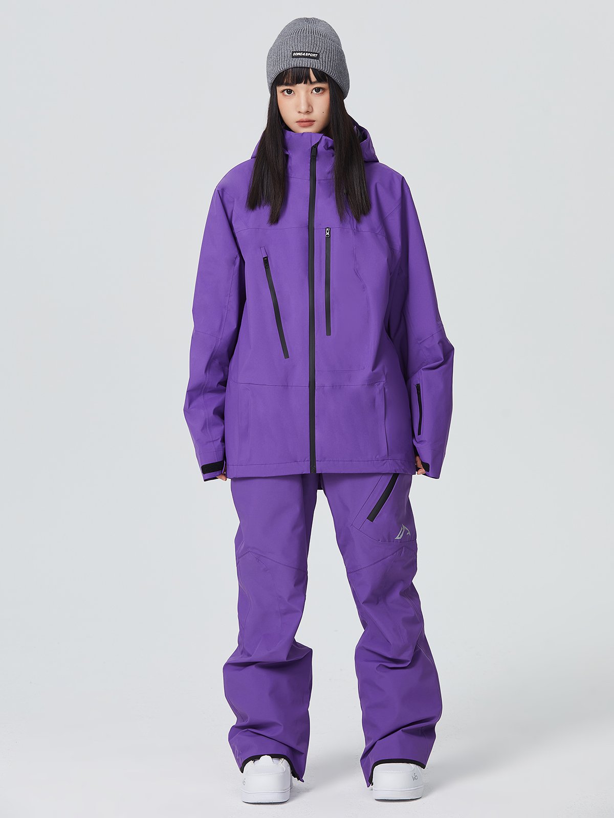 SEARIPE DOUBLE-SKINNED SKI SUIT, MALE AND FEMALE OUTDOOR WINDPROOF AND WATERY SKI SUIT