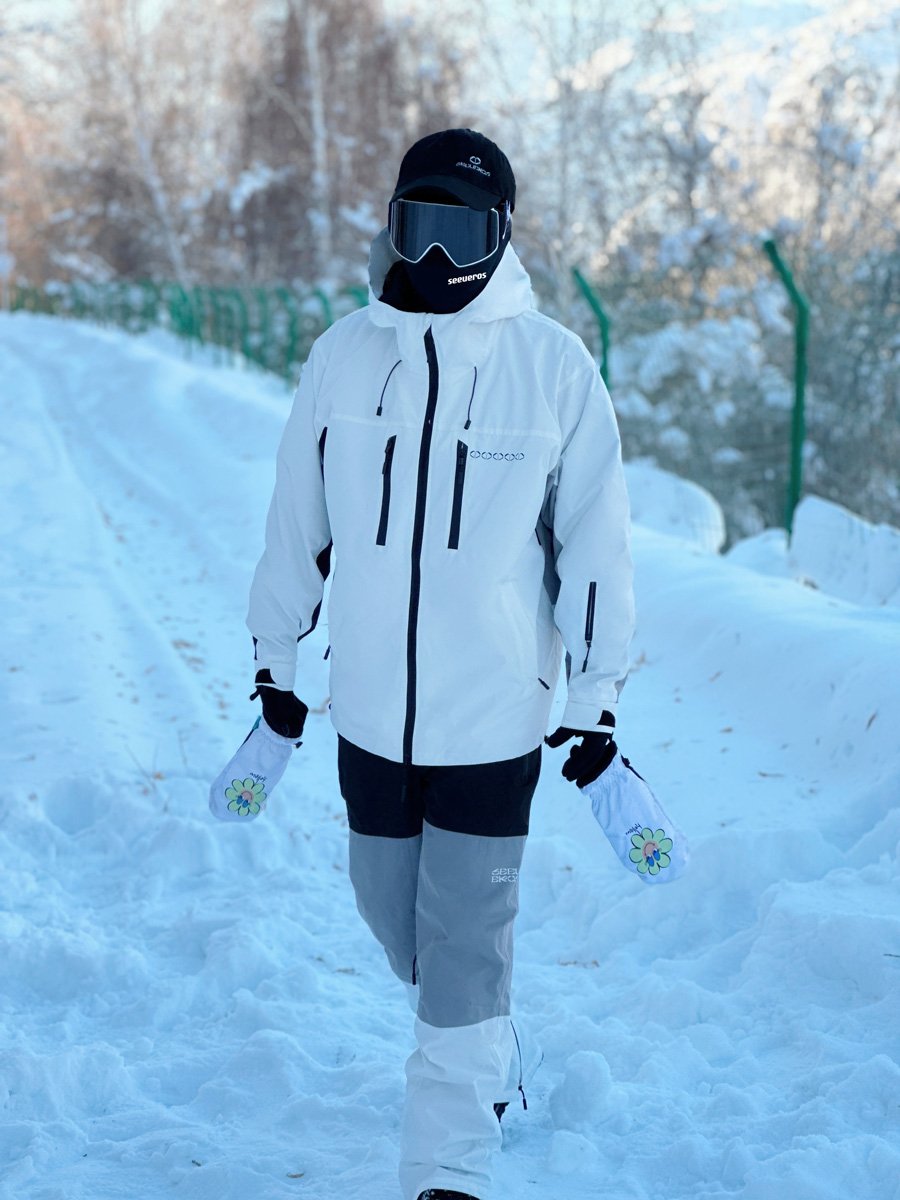 SEEUEROS (LIMITED) SINGLE-SKINNED AMERICAN-SKINNED MALE AND FEMALE WIND AND WATER-PROOF SKI SUIT SUITS