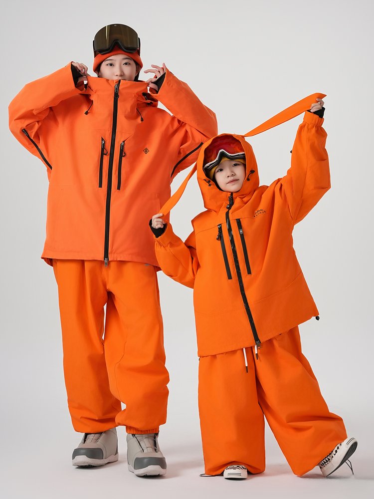 APVCX SKI SUIT 1.0 SAME MALE AND FEMALE PARENTS IN SKI SUIT, SINGLE-BOARD SKI SUIT, WATERPROOF SNOW SUIT