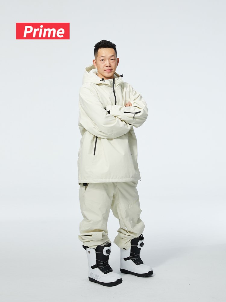 THE NEW 3-L SINGLE-BOARD SKI SUIT FOR A MAN IN AN OUTDOOR WATER-PROOF SKATING SUIT