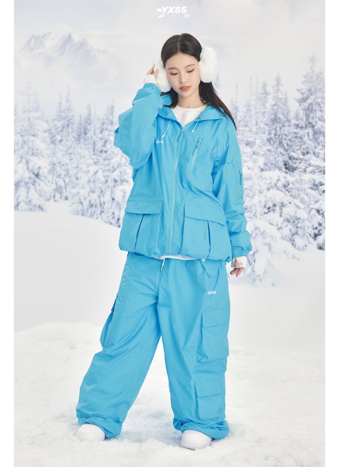 YXSS WAS ORIGINALLY A NEW DOUBLE-BOARD FOR A FEMALE SKI SUIT WITH A VELVET