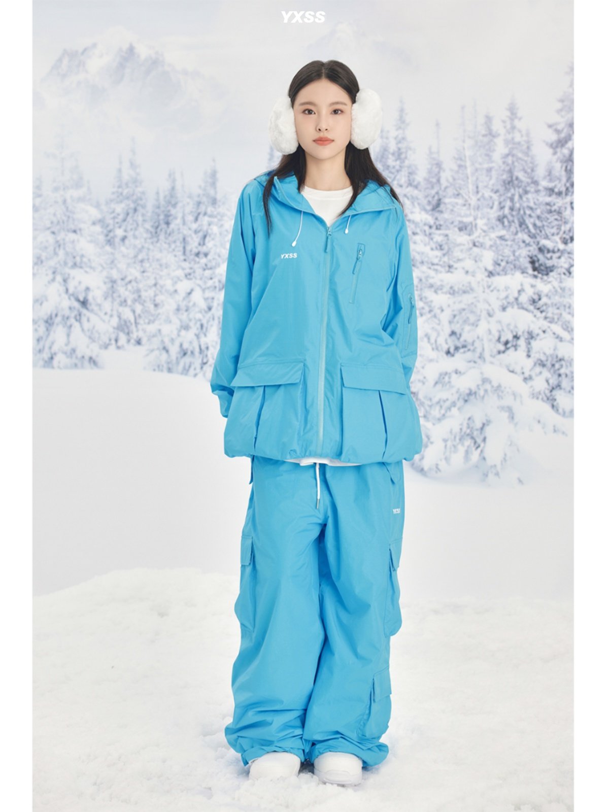 YXSS WAS ORIGINALLY A NEW DOUBLE-BOARD FOR A FEMALE SKI SUIT WITH A VELVET