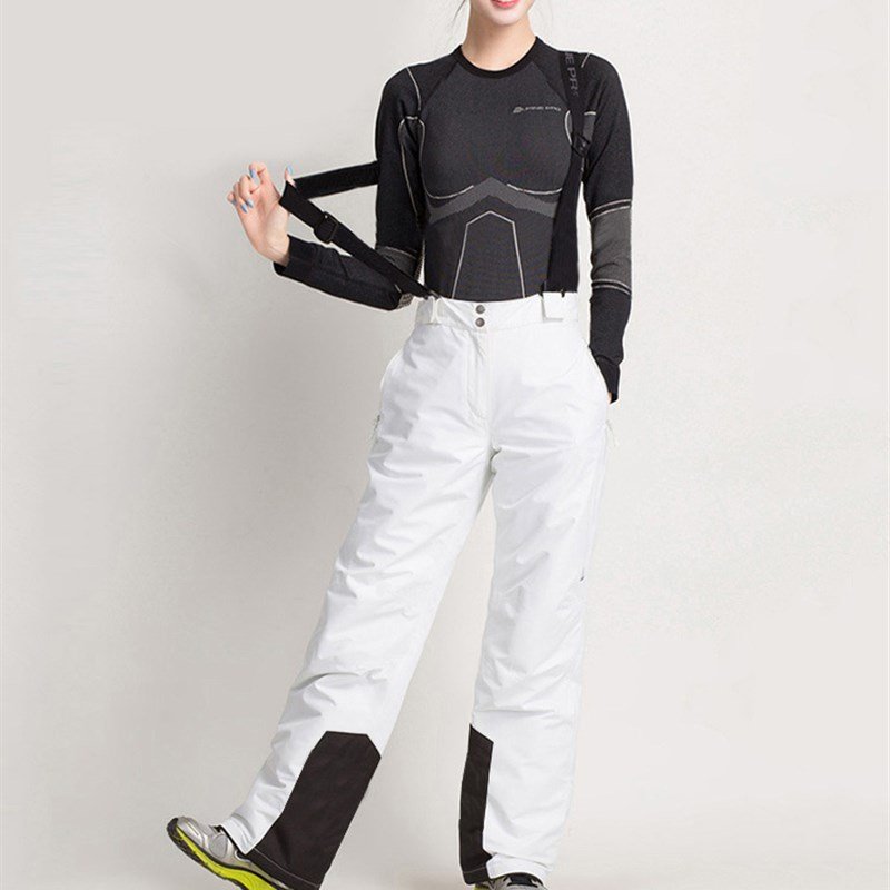white ski pants, women's backs and m-heavy outdoors for men