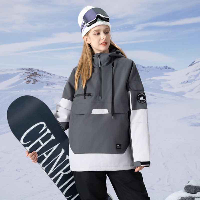 Twenty-four sharp-twilight ski hoodie, single-board skating suit, man's skating suit, waterproof jacket for women