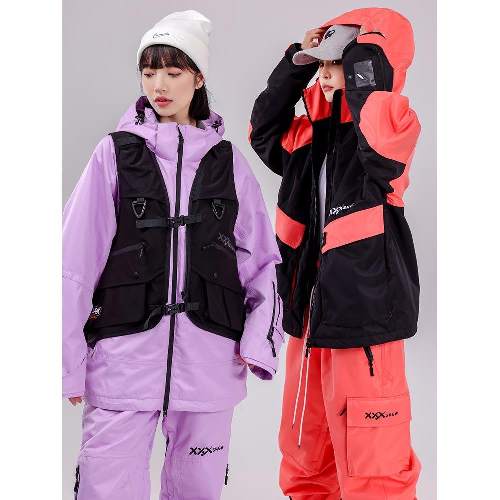 XXXsnow single-board snow-skin jacket, snow-covered, multi-purpose flat coat machine tactical outdoors