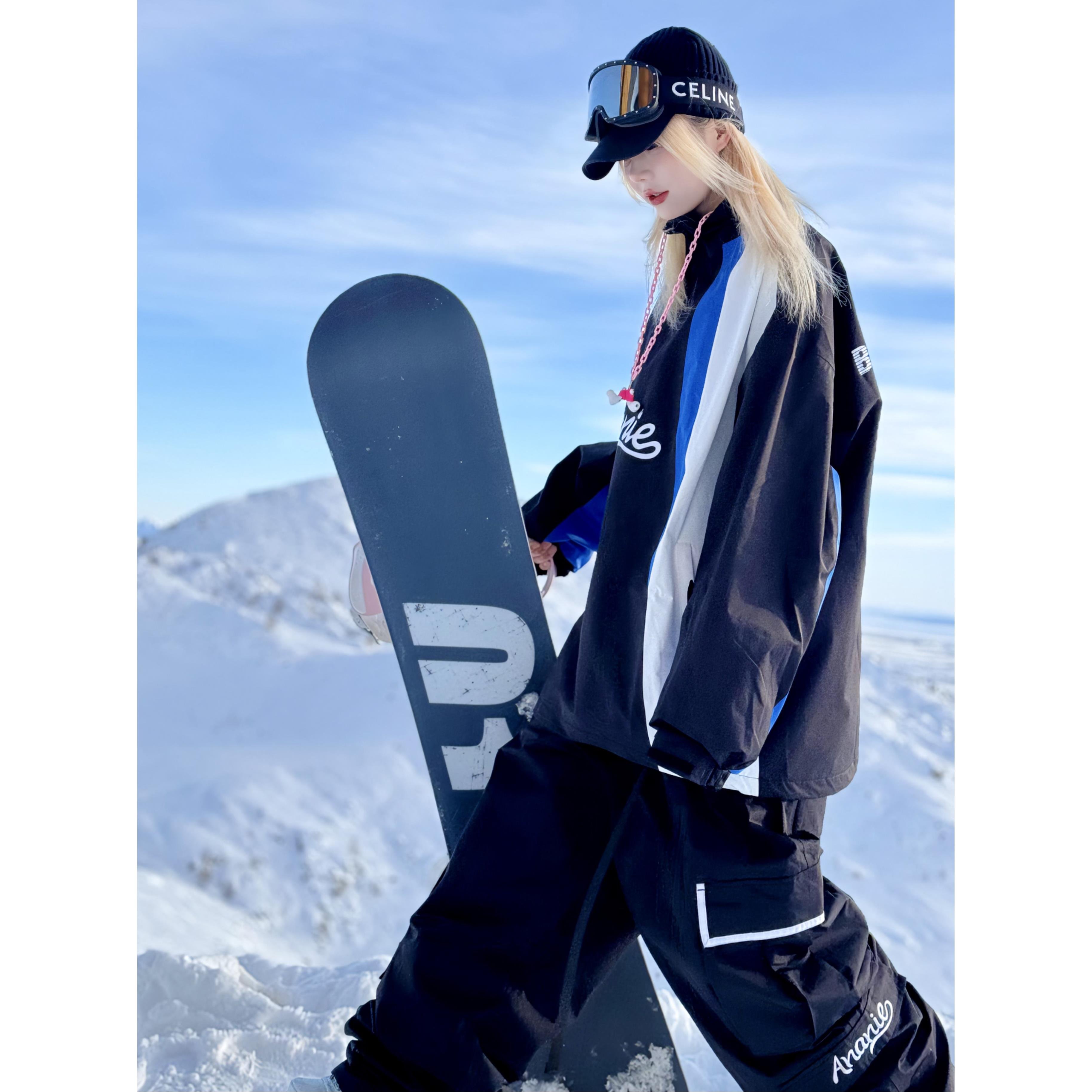 ANAIE'S SINGLE-SKINNED, AMERICAN-STREET, WIND-PROOF, FLUFFY-SKINPANTS DUPONT-SKINPANTS