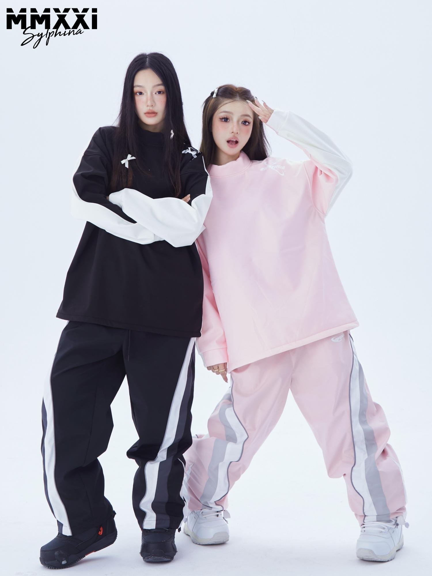 MMXXi "The Inverted Miracle" Skisuit, pink, white, white, fluffy men and women