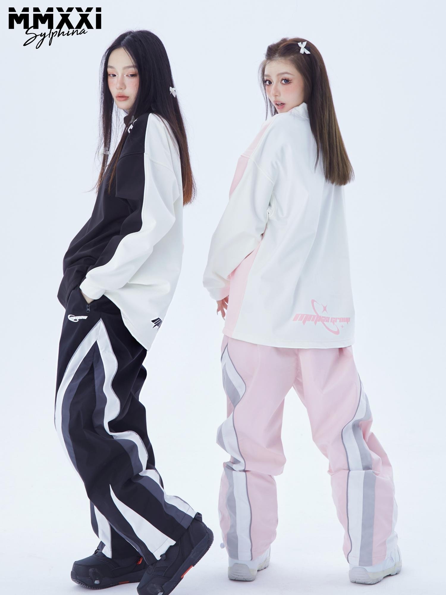 MMXXi "The Inverted Miracle" Skisuit, pink, white, white, fluffy men and women