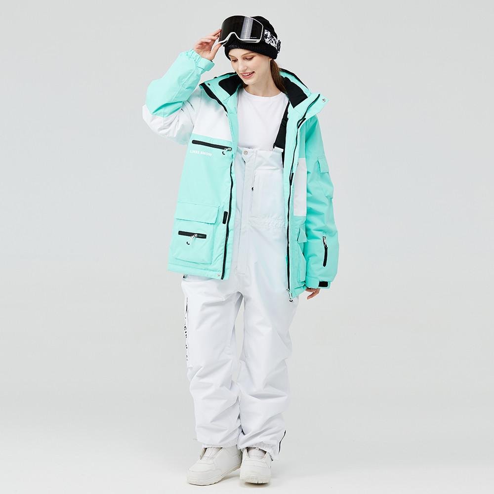 New suit for a two-board ski suit for a man and a woman with an outdoor windproof and waterproof ski pants