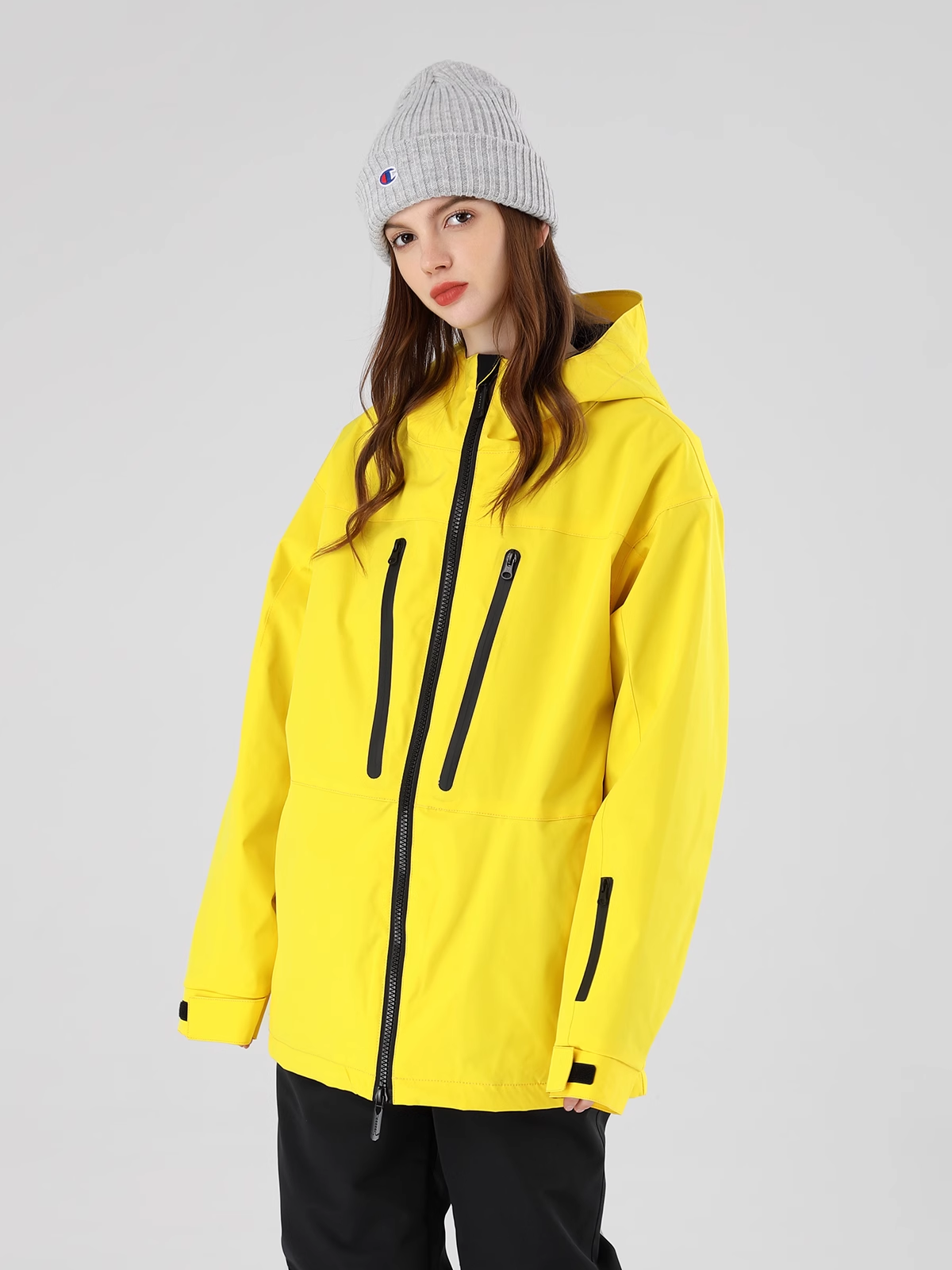 New single-skinned ski clothes for women with a warm-skinned, warm-skinned man's ski jacket and a waterproof double-skinned ski suit