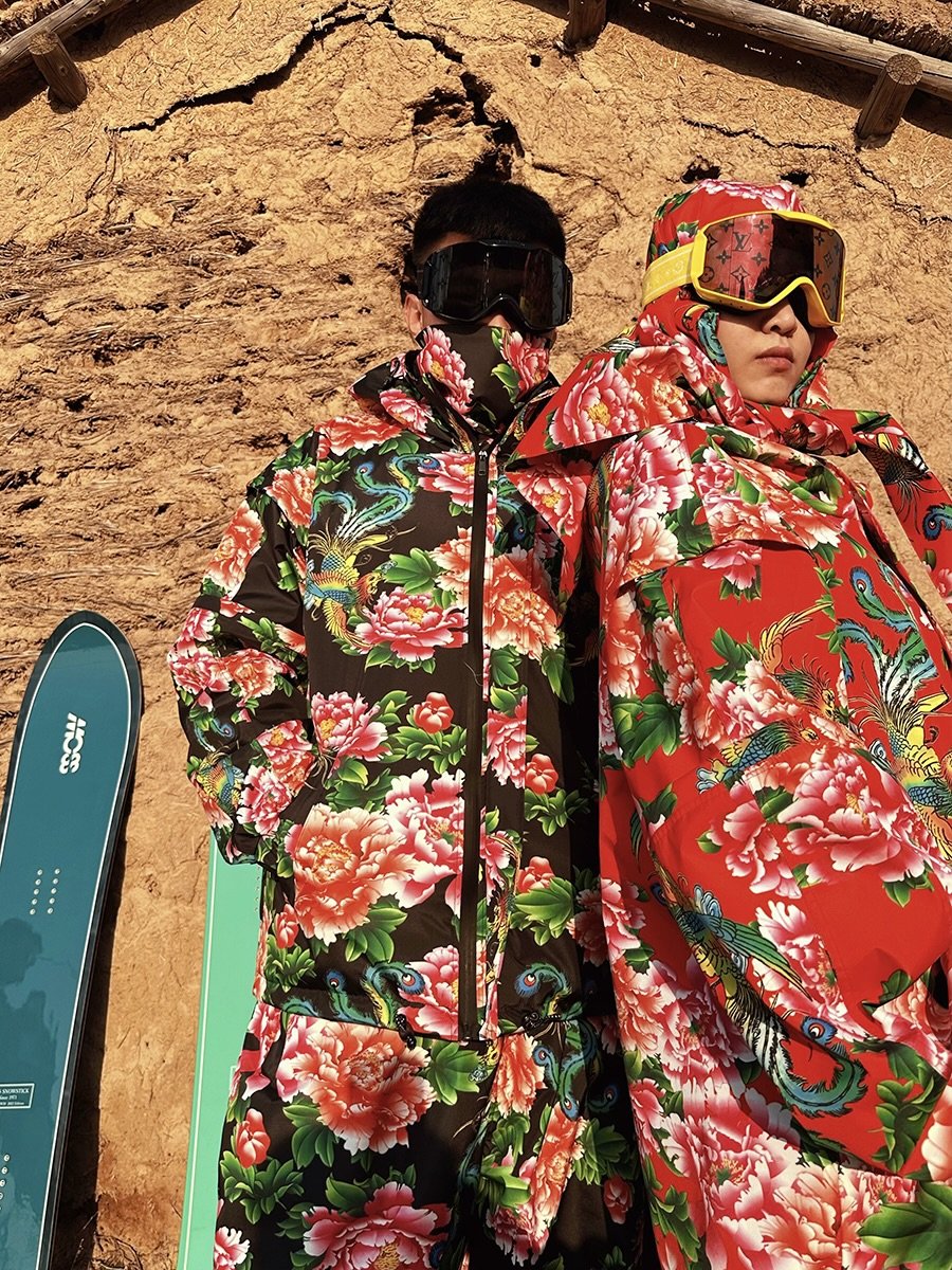 Specializing in a big north-east ski suit with second-hand roses and wind-proof water