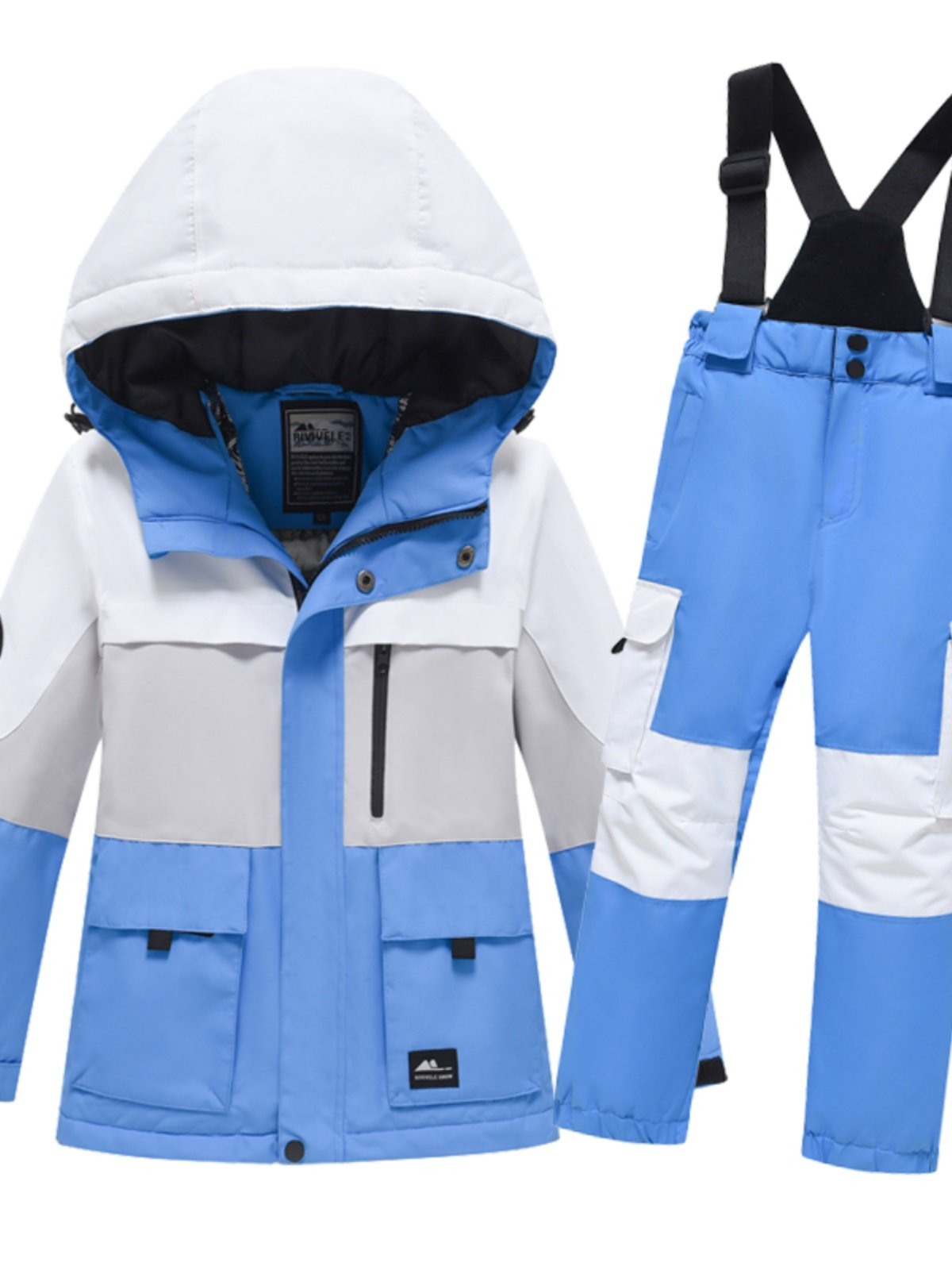 New Ski suit for boys and girls, waterproof and windproof and warm outdoors