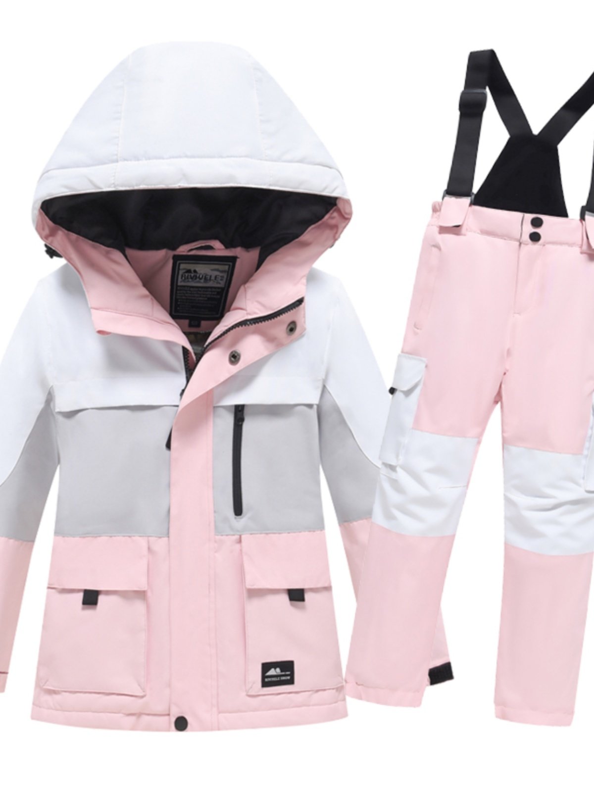 New Ski suit for boys and girls, waterproof and windproof and warm outdoors