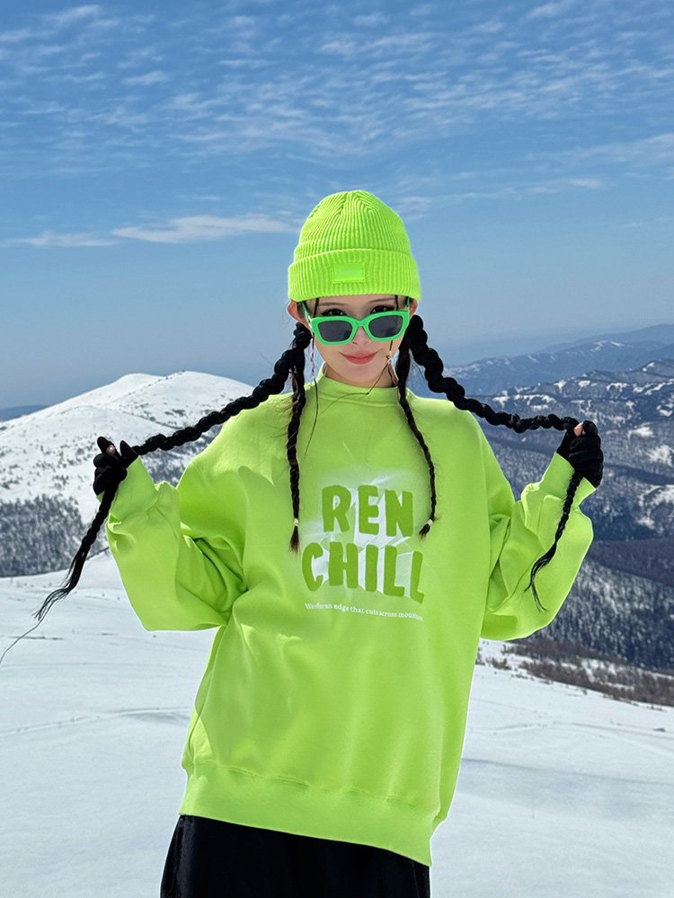 Ren Reng Ringcheon, a live ski suit, butterflies-stamped, warm, male and female single plate 23, waterproof