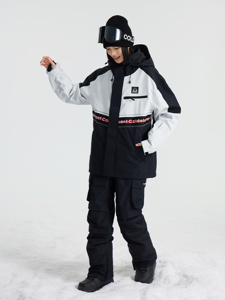 COLD ELEMENT 3L FULL-VOLATILIZED U.S. SKI SUIT WITH A NEW 2024 SPECIALTY DOUBLE-BOARD WATER-HEATING JACKET