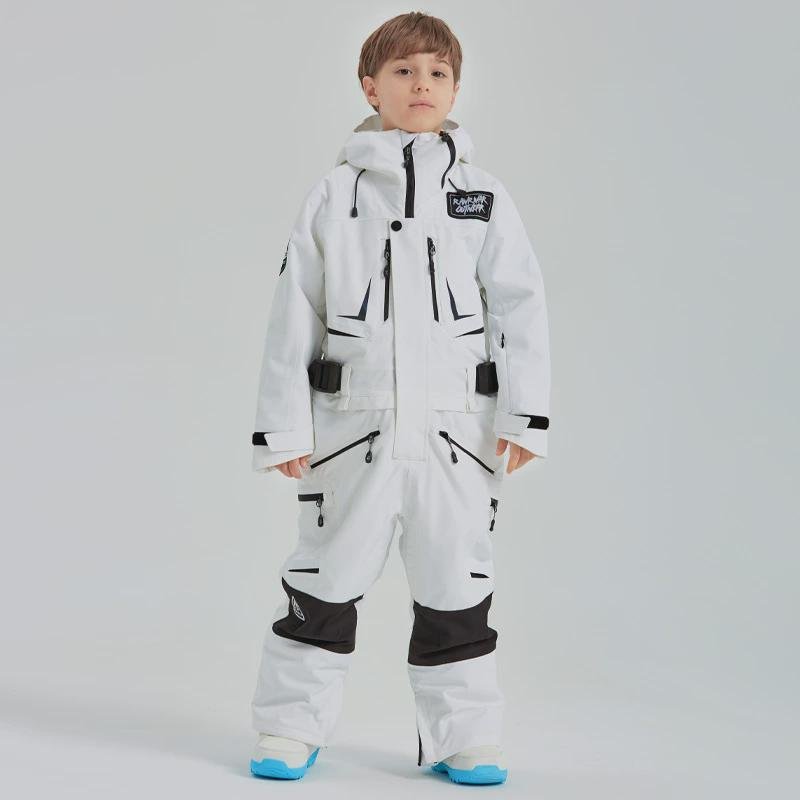 2022 Children ' s, single-board, two-board, wind-proof, warm-up girls ' water-resistant outdoor skis