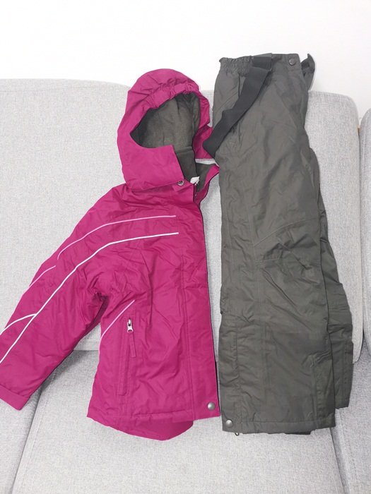 Cash, children's skiing suit, winter girl's, and high-air tweezers