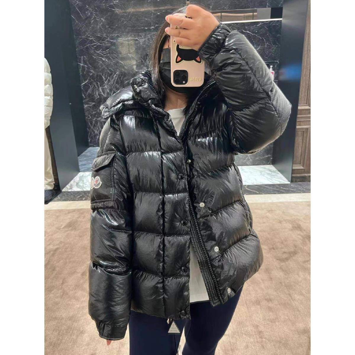 ♪ Back in the season buying Moncler/Scrambling Mayaya's 70th Anniversary Hat Fuffy Ski coat ♪