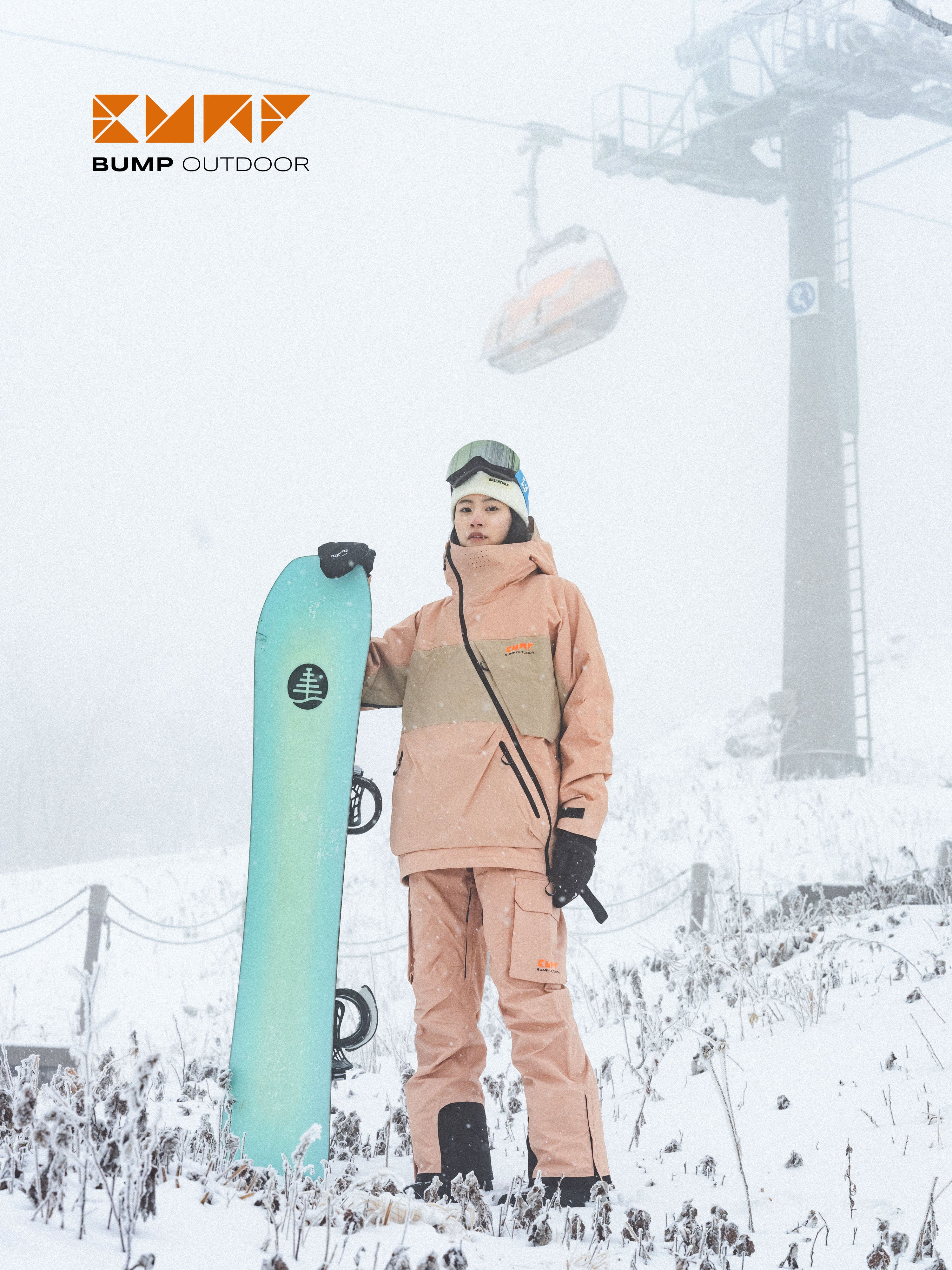 Two sets of Slash ski suits