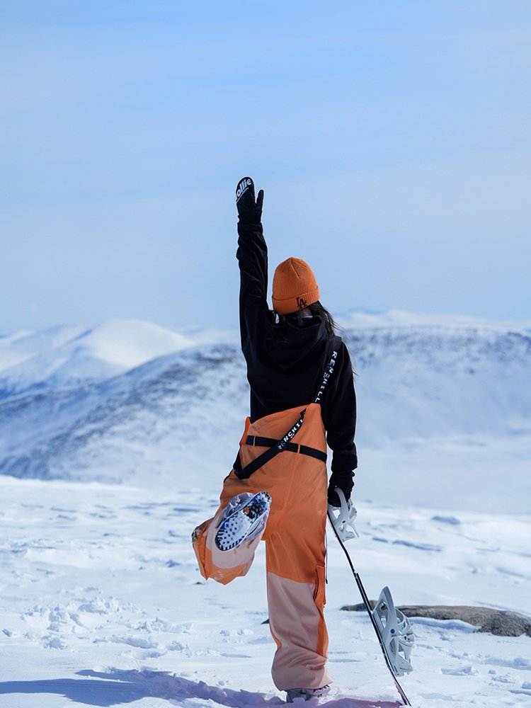 Ren's Blade River, a velvet-resistant winter ski suit, double-boarded, loose country tide of men and women