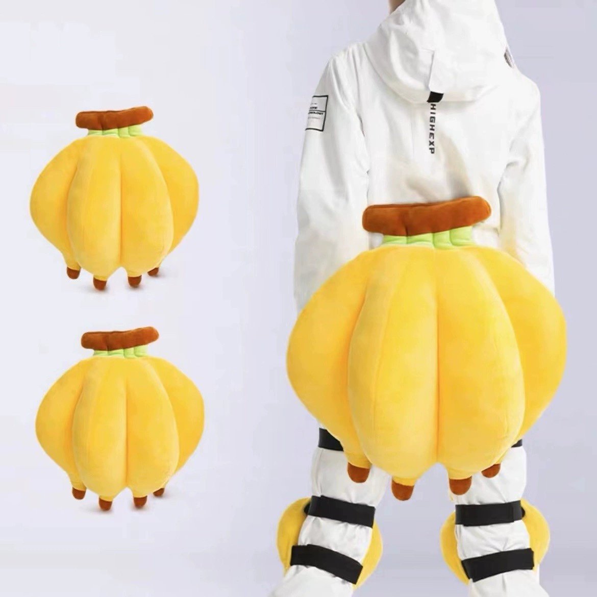 A long spring ski suit for ski protection and ass protection