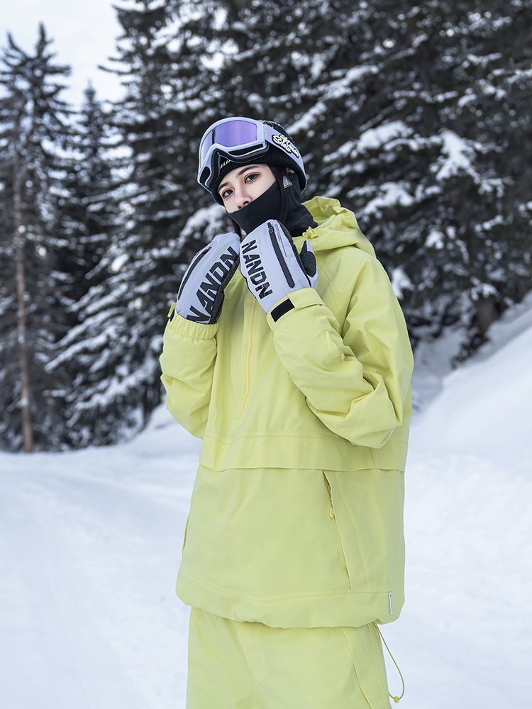 NAN'S 3L SKI SUIT, A HALF-BOARD, 2023 NEW WATER-PURIFIED, WARM SKI SUIT, SKI PANTS SUIT