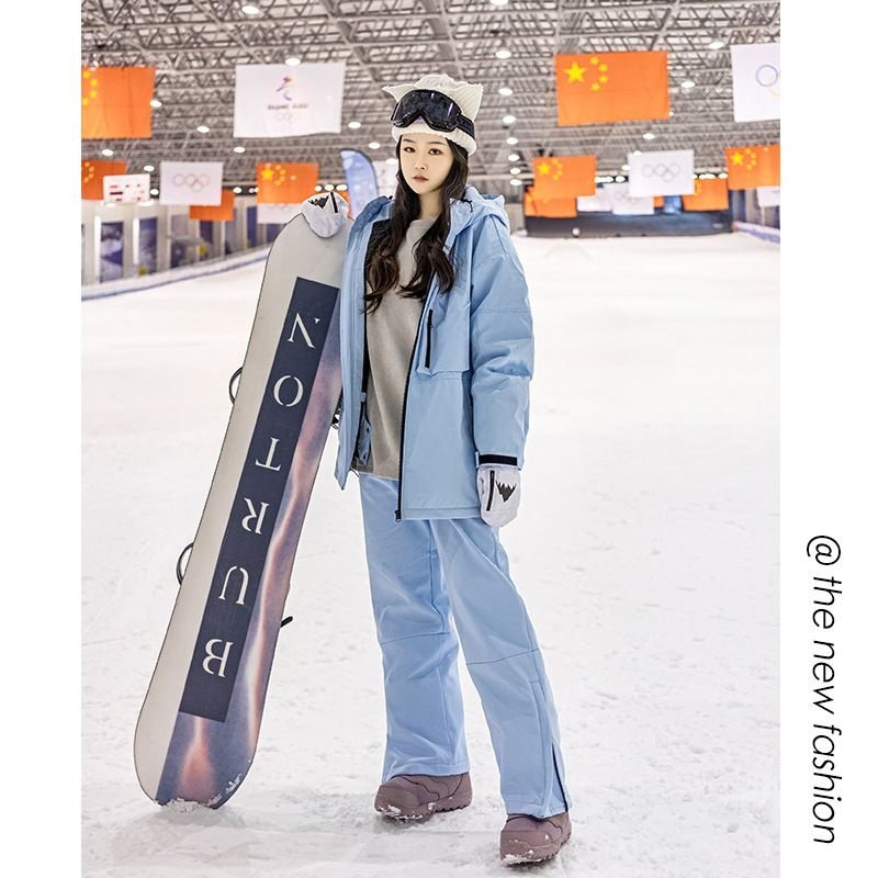 Single-skinned skating suit for a man with a cotton and a waterproof skating suit
