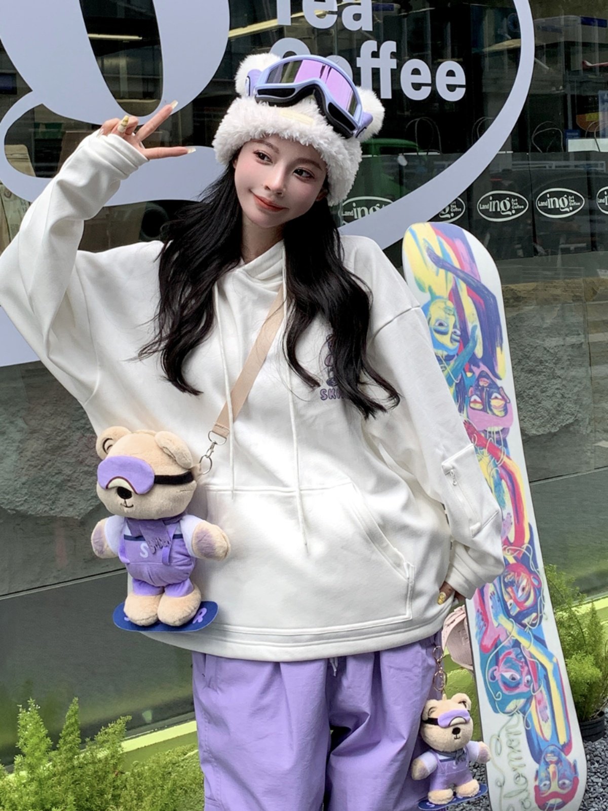 Skibear's original bear-ear skating suit