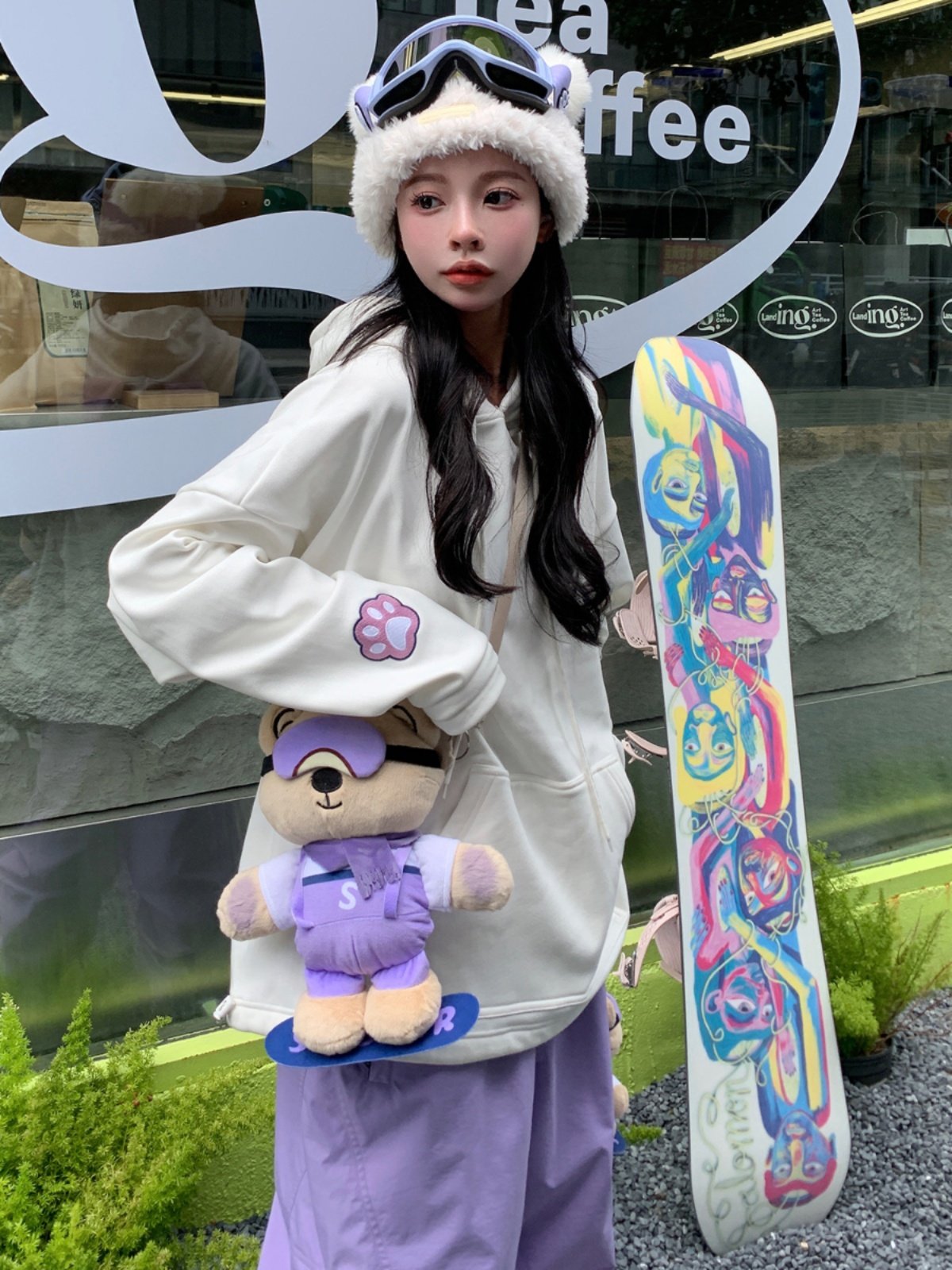 Skibear's original bear-ear skating suit