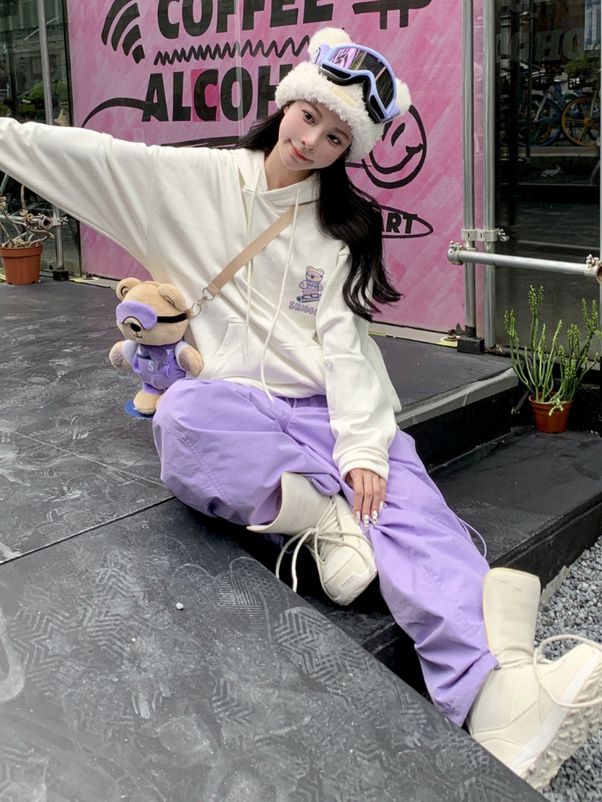 Skibear's original bear-ear skating suit