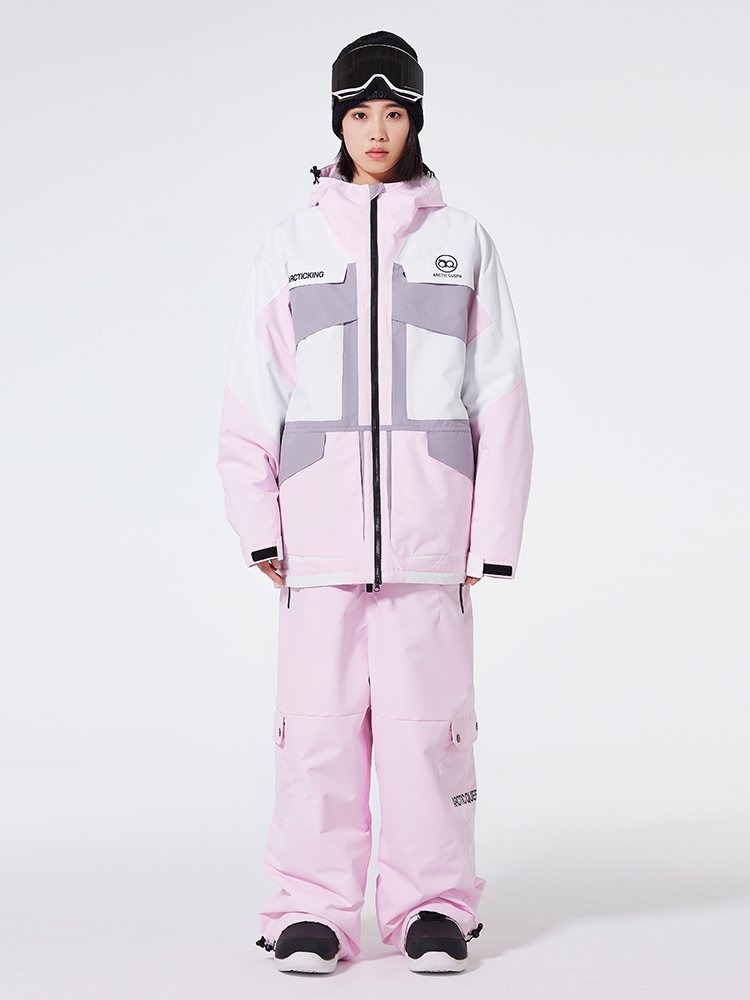 ARCTIC KING SKI SUIT FOR MEN AND WOMEN WITH A LOOSE VERSION OF WIND AND WATER PROTECTION AGAINST COOL SINGLE-BOARD SKATING