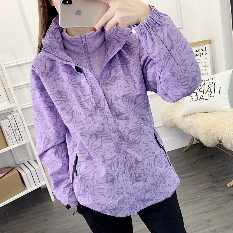 Li Ning's T-shirts, men and women, one or two sets of velvet and warm, windproof jackets for snowboarding